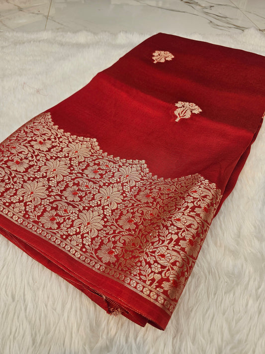 Saree un stiched blouse code SLS 578