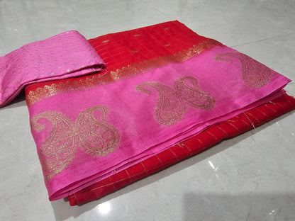 Saree un stiched blouse code SLS 568