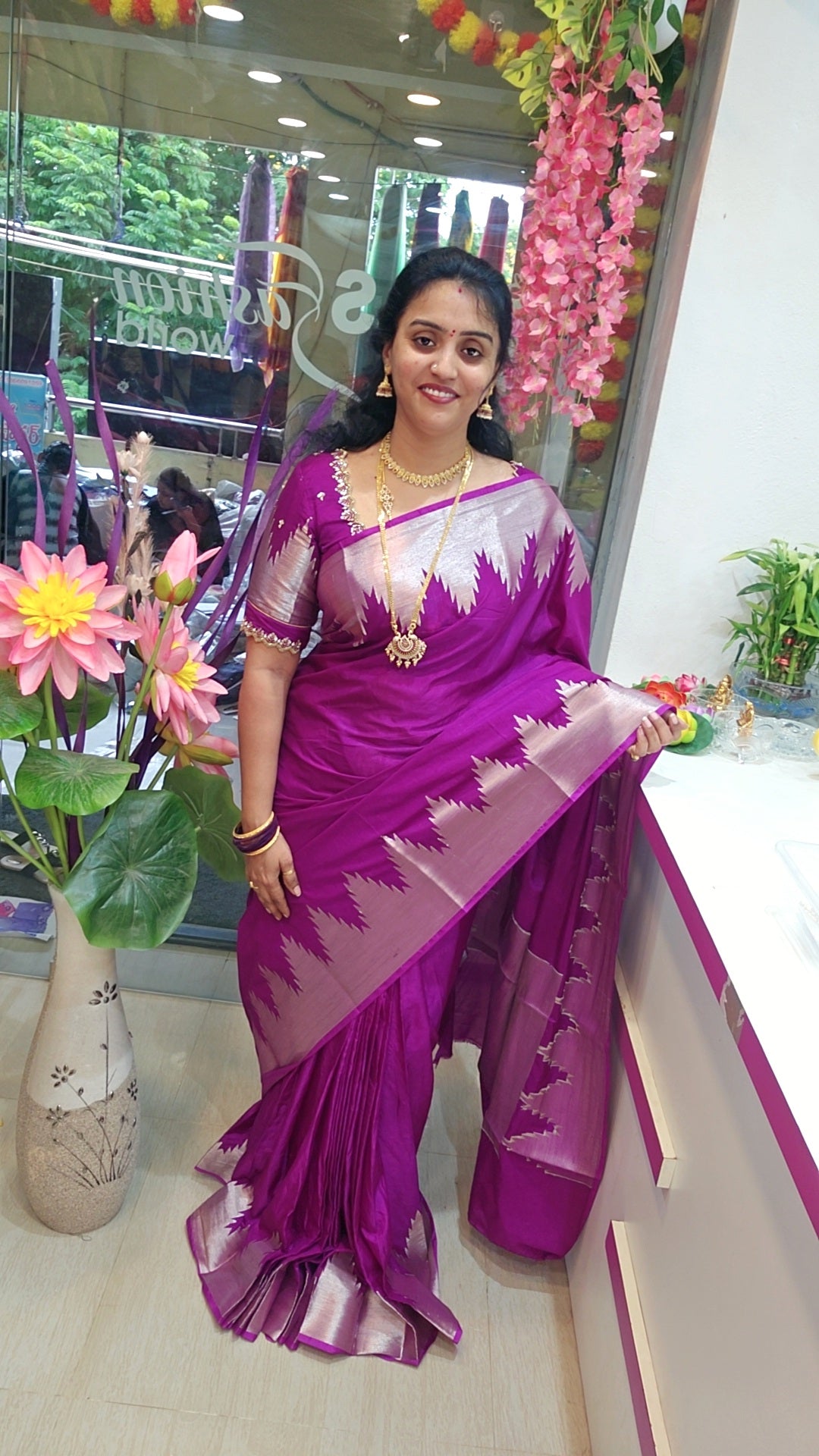 Saree unstiched blouse- SLS 61