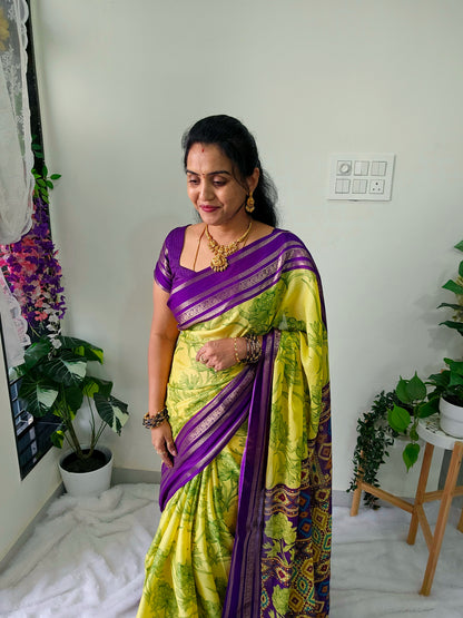 Saree un stiched blouse code SLS 423
