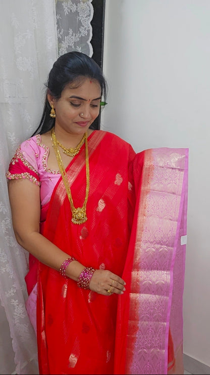 Saree un  stiched blouse Code SLS 588