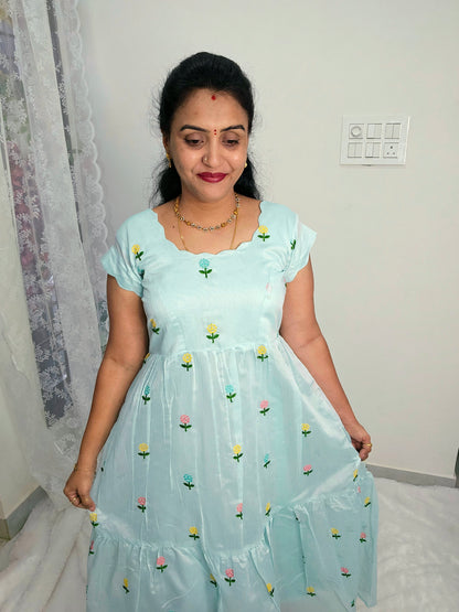 Maxi cut work frock  see blue color code SLS 485