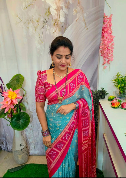 Saree un stiched blouse code SLS 504