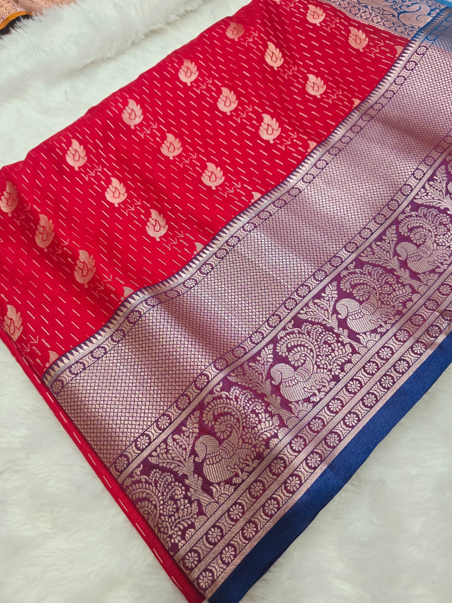 Saree un stiched blouse code SLS  366