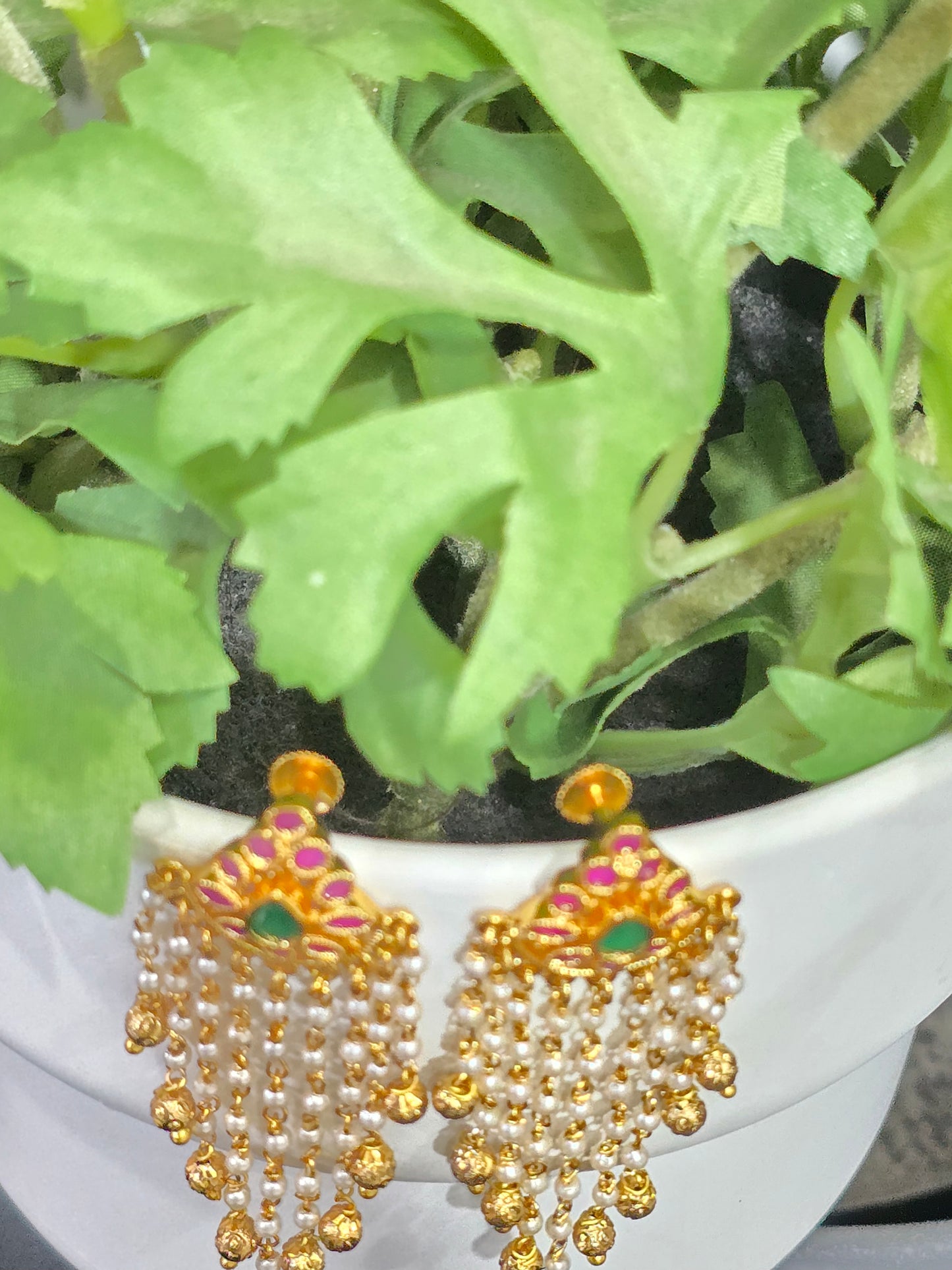 Scrow back earrings code SLS 765J