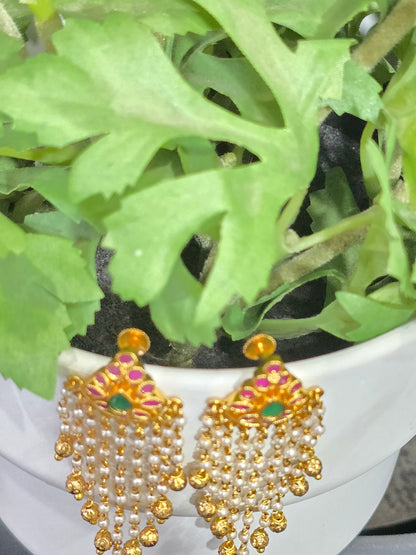 Scrow back earrings code SLS 765J