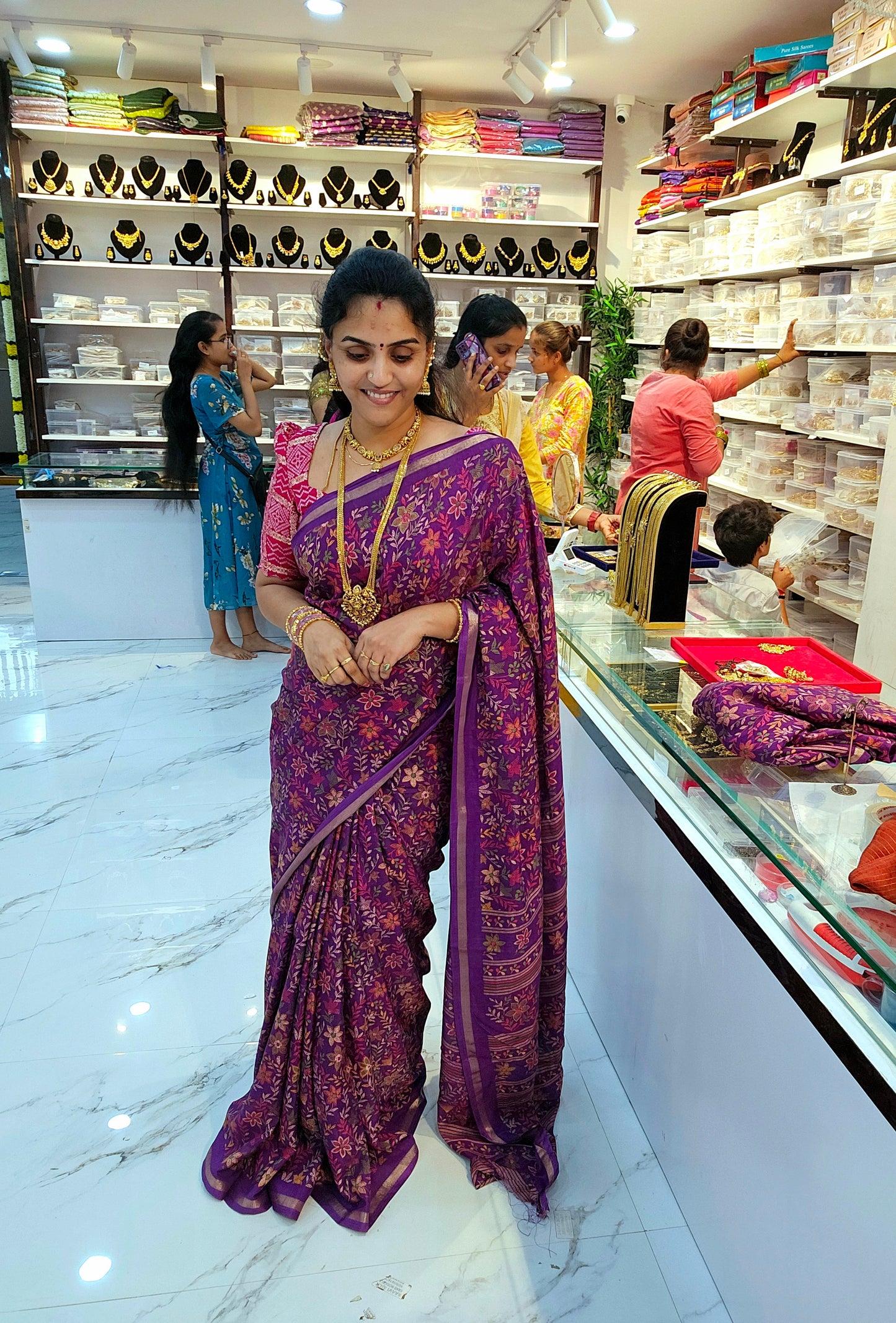 Saree un stiched blouse code SLS 716