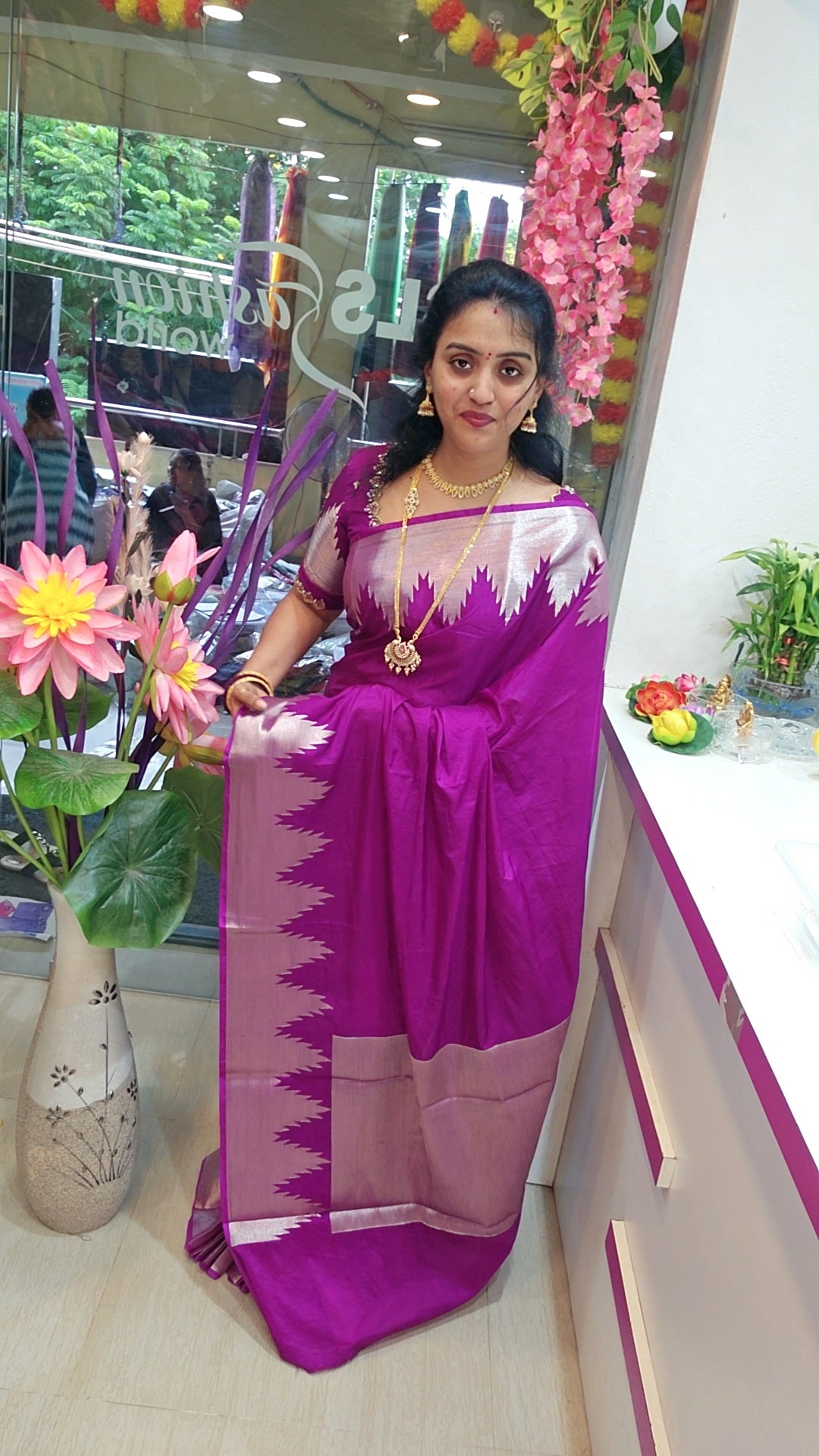 Saree unstiched blouse- SLS 61