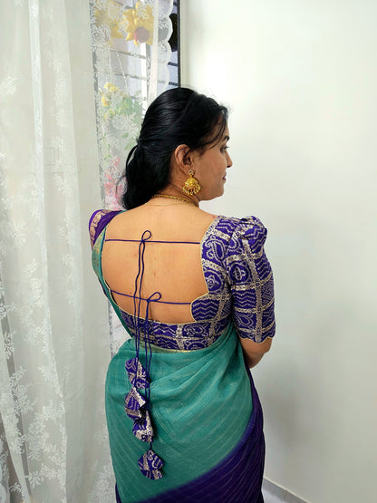 Saree full stiched blouse code SLS 505