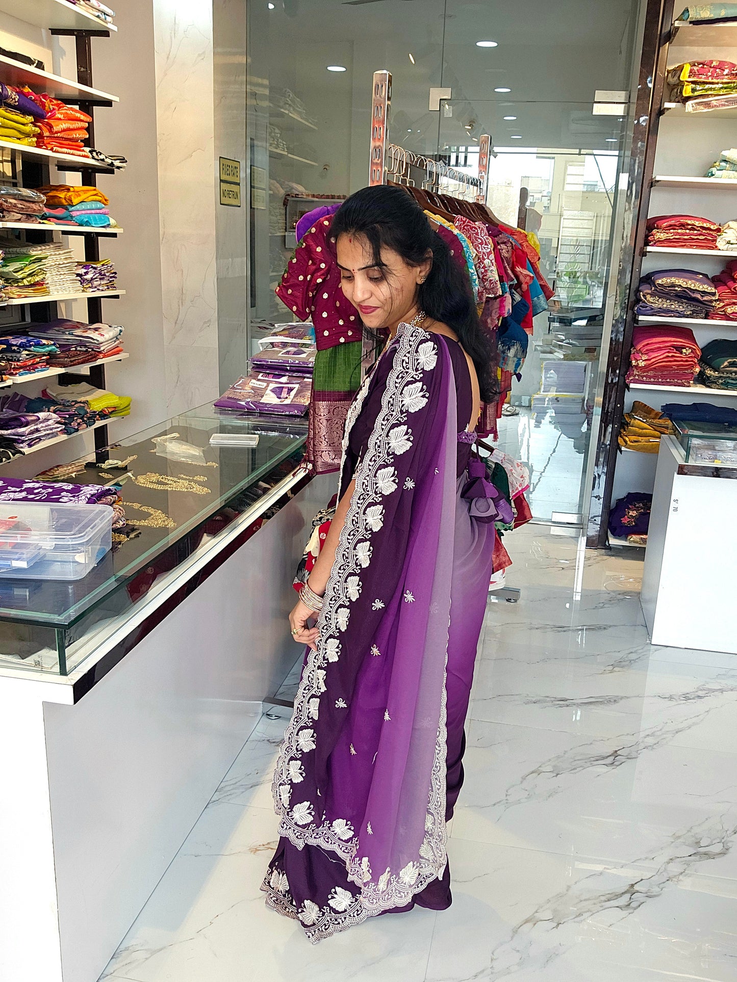 Saree unstitched blouse  Code SLS 89