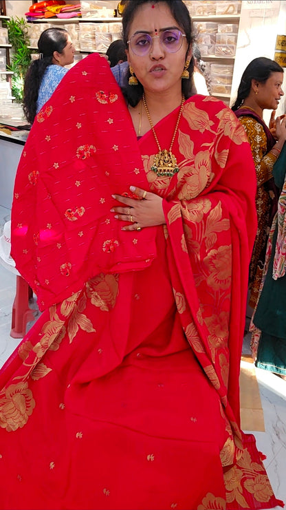 Saree un stiched blouse code SLS 705