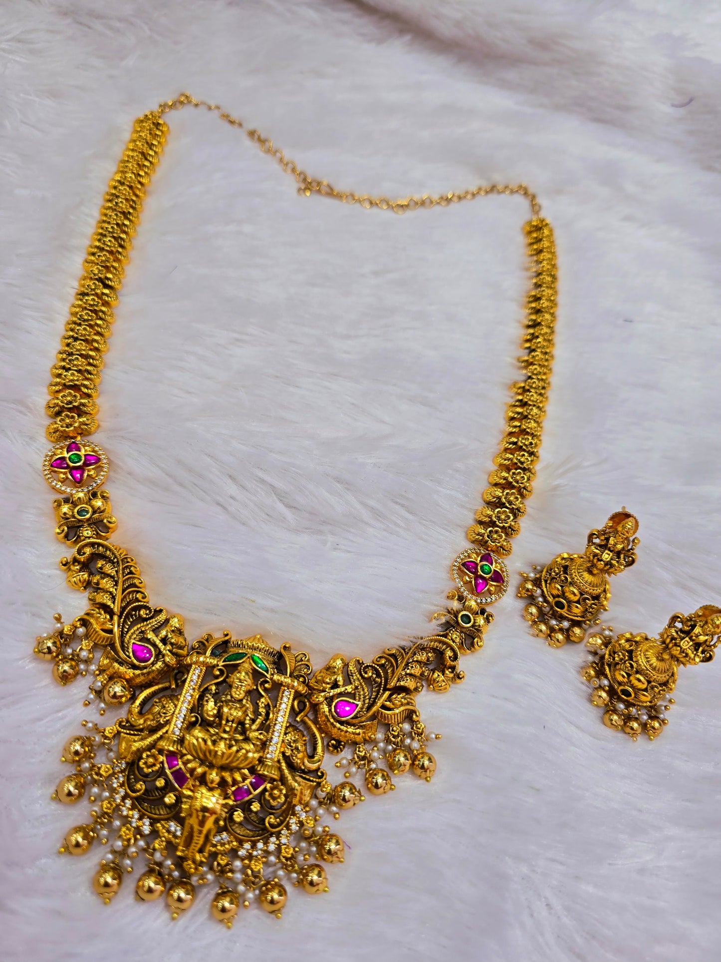 Long set with earrings Code SLS 393J