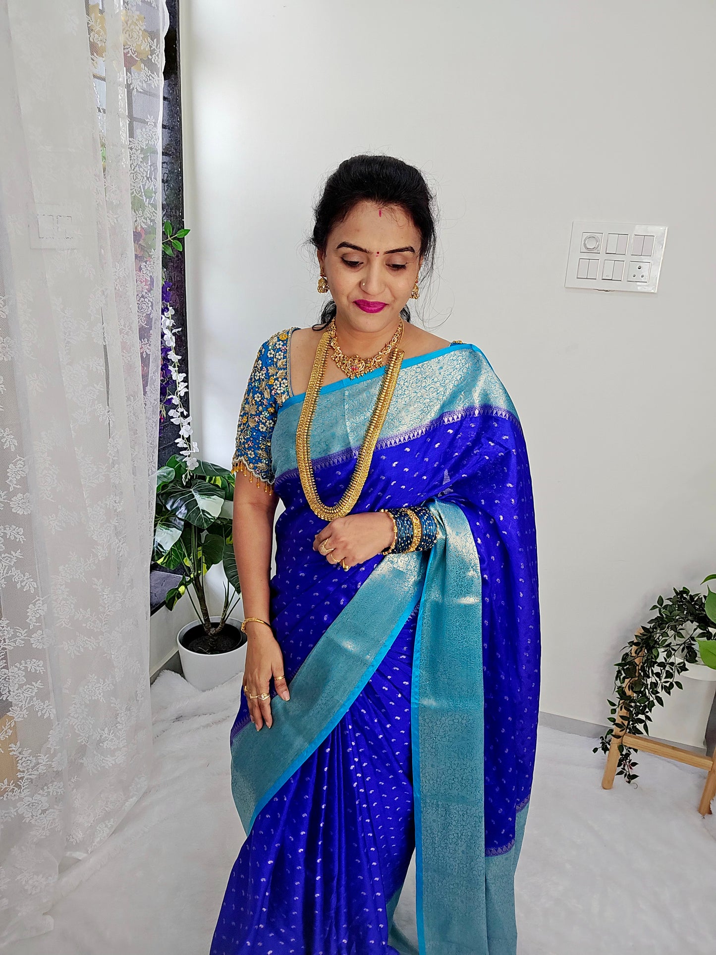 Pree booking only Saree un stiched code SLS 417
