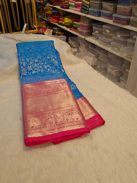Saree un stiched blouse code SLS 574