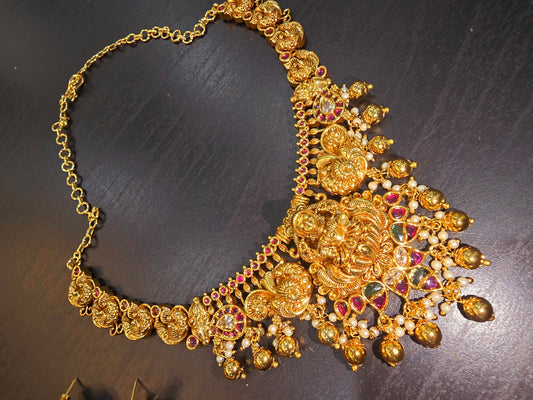 Neck set with earrings Code SLS 346 J