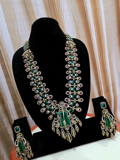 Rani  haram  Neck set with earinges 761J