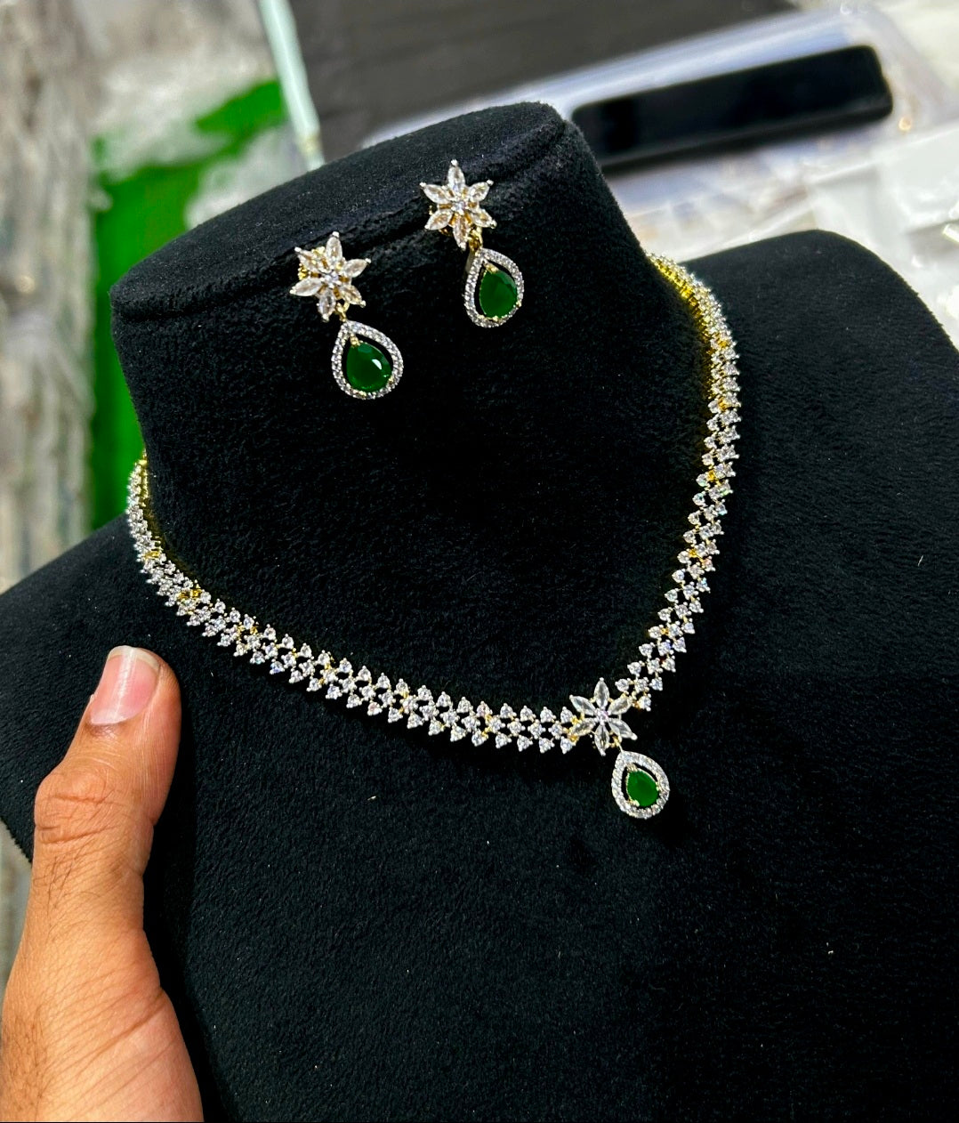Neck set with earrings code SLS 438J