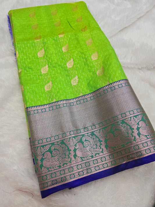 Saree un stiched blouse code SLS  366