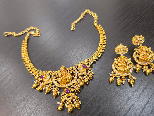 Neck set with earrings Code SLS 315J