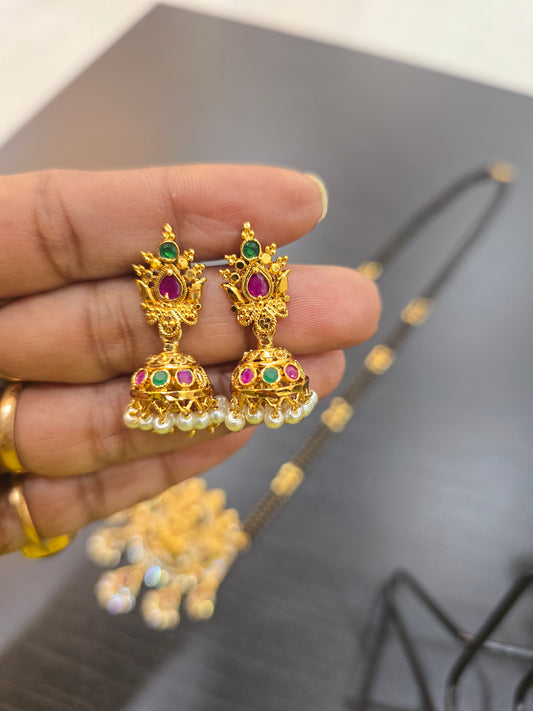 Gold replica screw back earrings Code SLS 312J