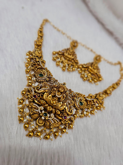 Neck set with earrings code SLS 595J
