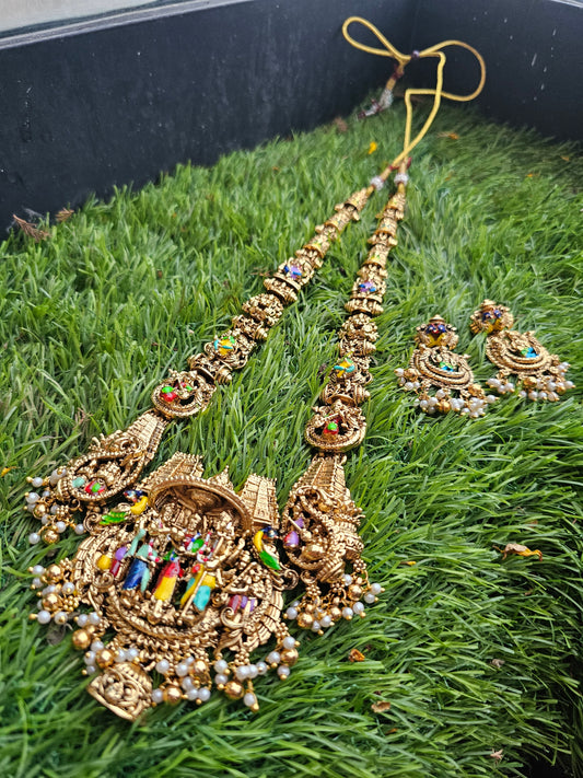 Long set with earrings code SLS 530J