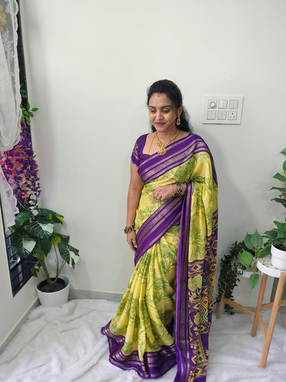 Saree un stiched blouse code SLS 423