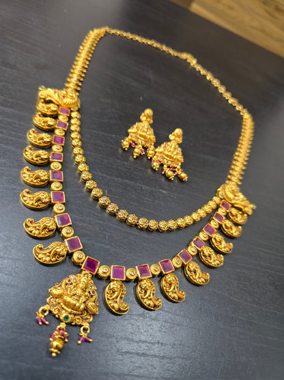 Long set with earrings code SLS 581J