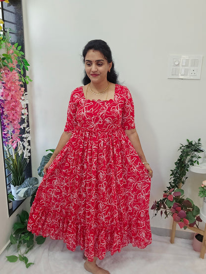 Georgette maxi frock code SLS 260