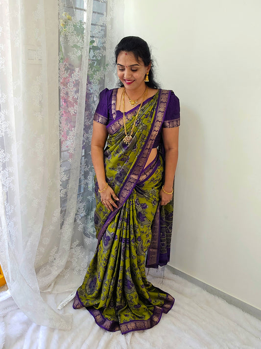 Saree un stiched blouse code SLS 575