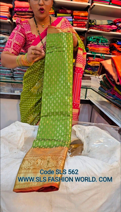 Saree un stiched blouse code SLS 562