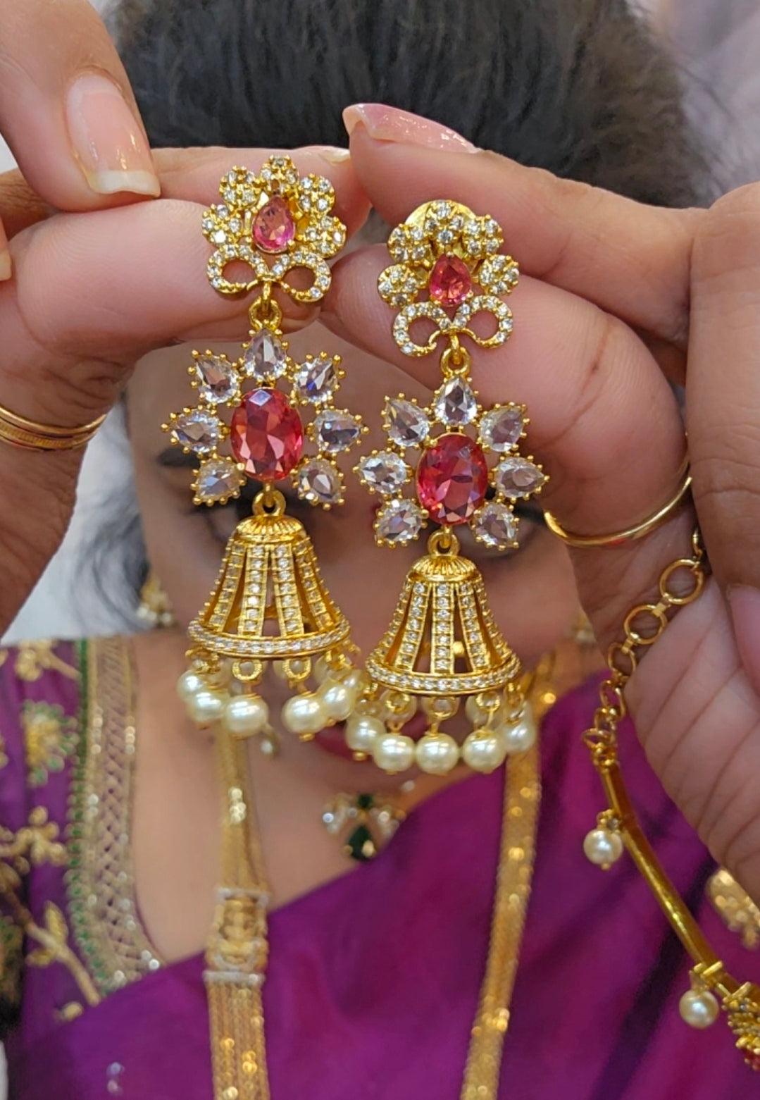 Rubi neck set with earrings code SLS 411J