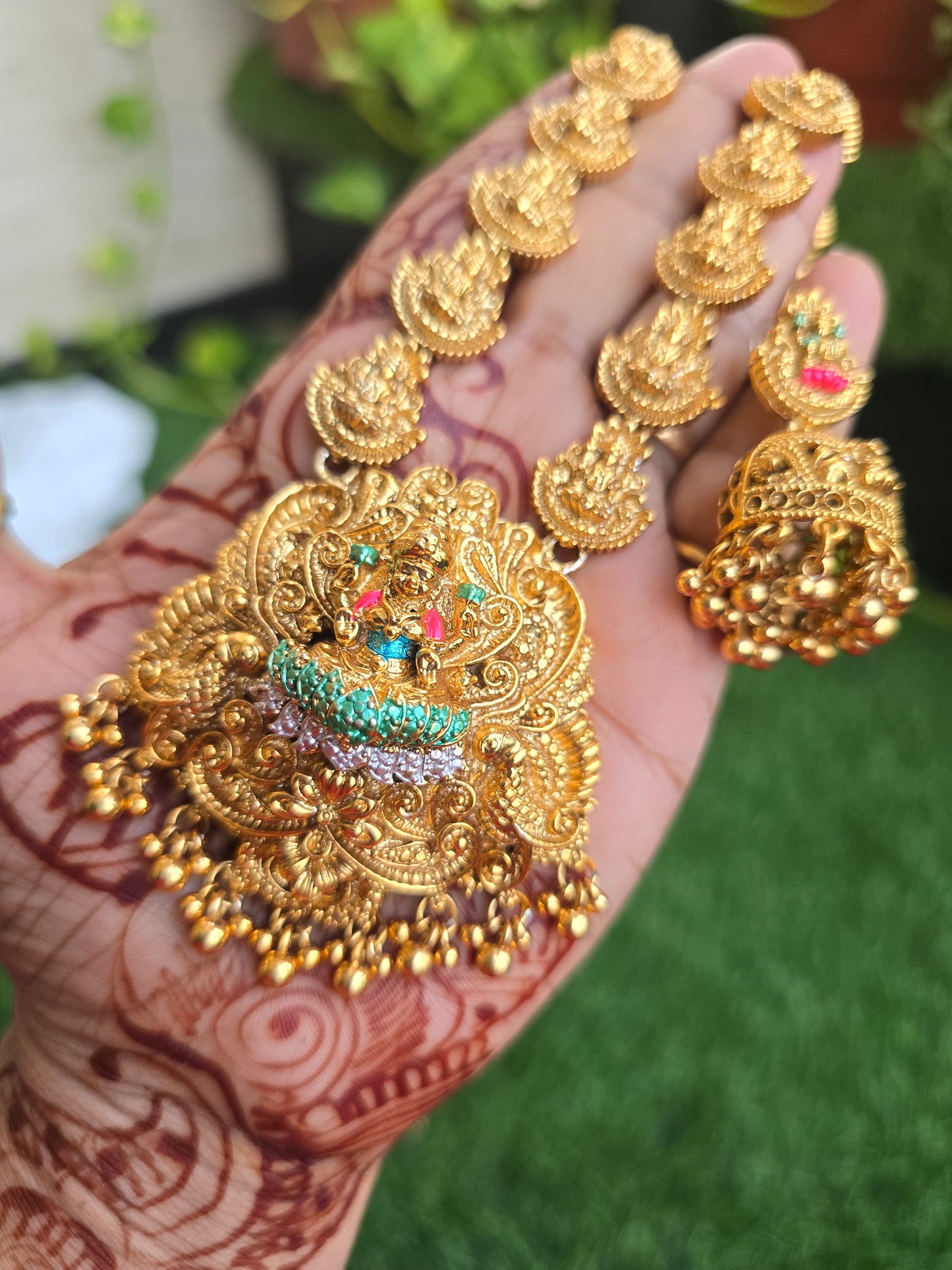 Long set with earrings code SLS 592J