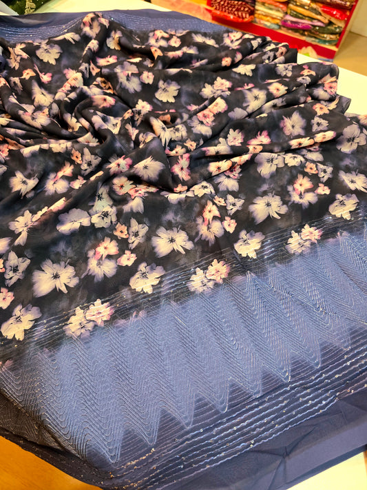 Saree un stiched blouse code SLS 234