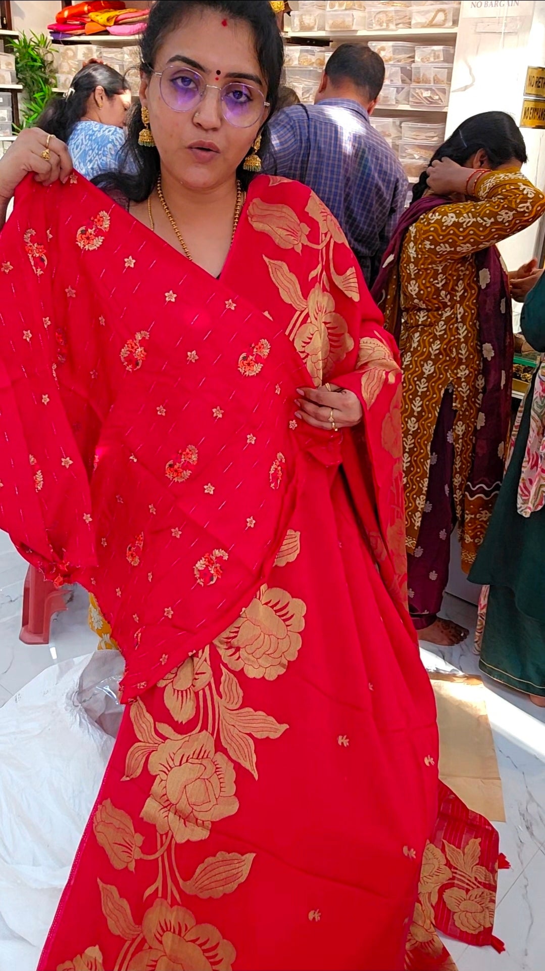 Saree un stiched blouse code SLS 705