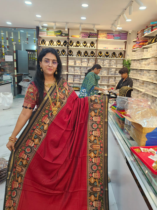 Saree un stiched blouse code SLS 732
