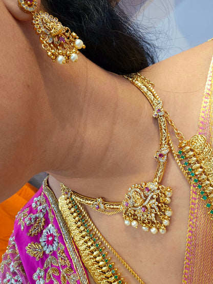 Neck set with earrings code SLS 892J