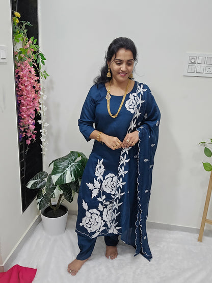 3 peace kurthi set Code SLS 337