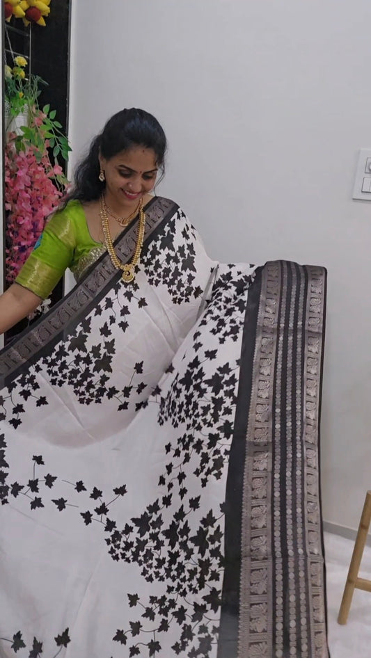 Saree un stiched blouse  code SLS 228
