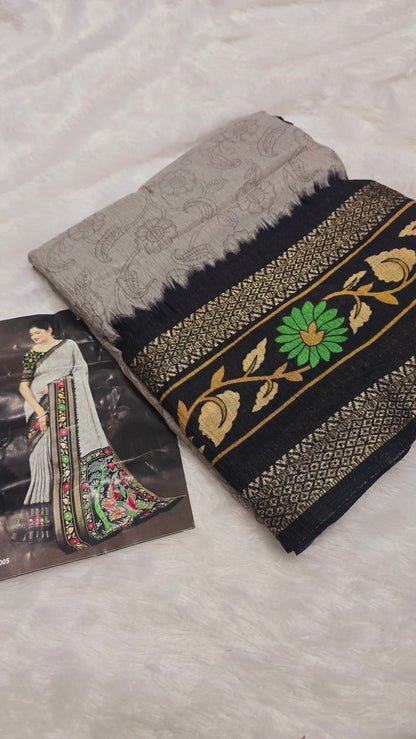 Saree un stiched blouse code SLS 334