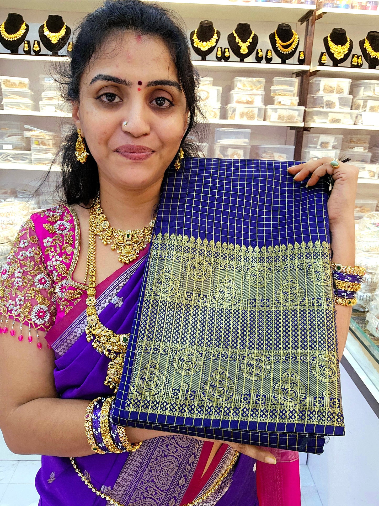 Saree un stiched blouse code SLS 708