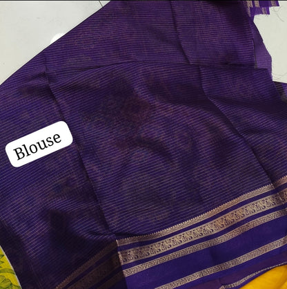 Saree un stiched blouse code SLS  374