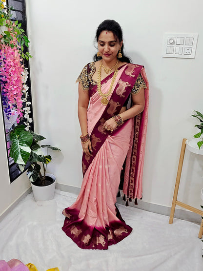 Saree un stiched blouse code SLS 393