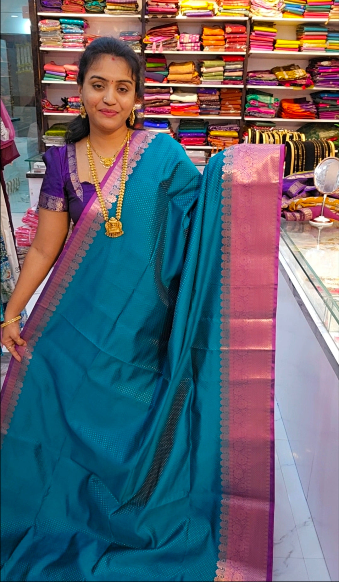 Saree un stiched blouse code SLS 542