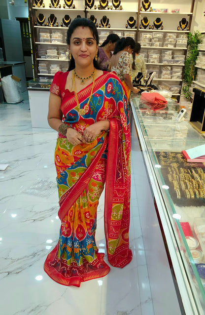 Saree un stiched blouse code SLS 728