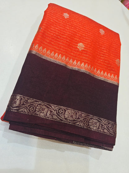 Saree un stiched blouse code SLS 238