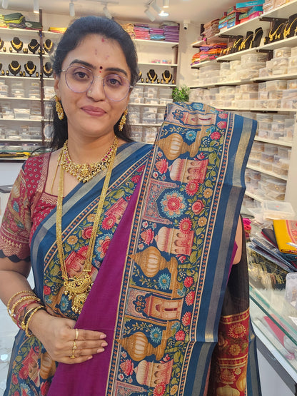 Saree un stiched blouse code SLS 732