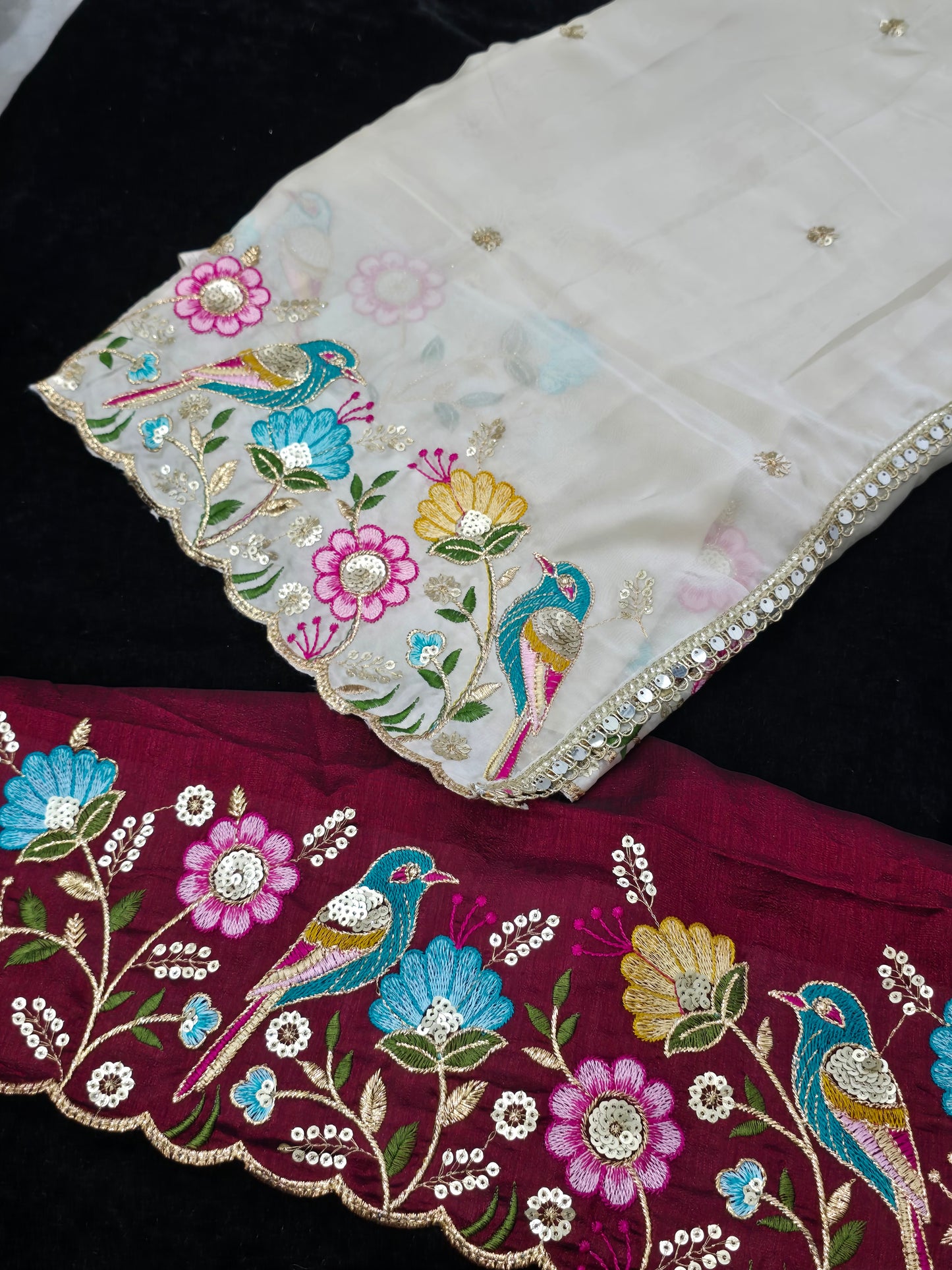 Saree un stiched blouse code SLS 605