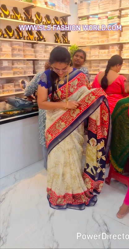 Saree un stiched blouse code SLS 761