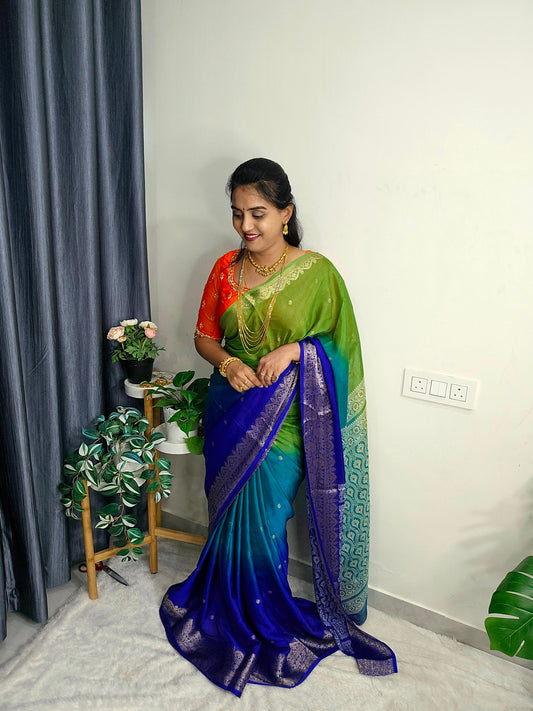 Saree un stiched blouse code SLS 604